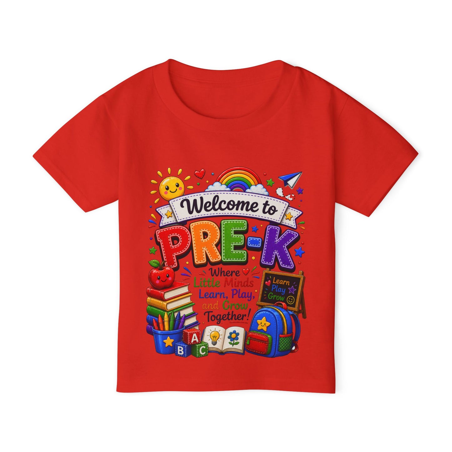 Welcome to Pre-K Toddler T-Shirt — Colorful Back-to-School Preschool Shirt