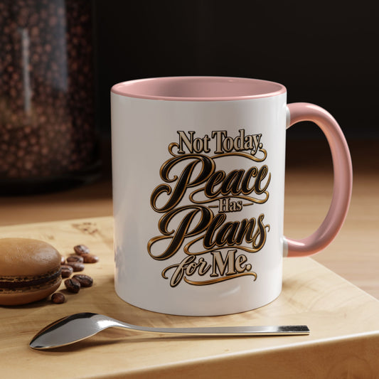Peace Has Plans for Me Coffee Mug — Inspirational Faith Morning Mug