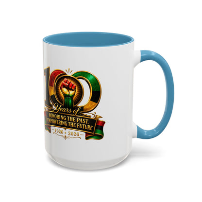 100 Years Commemorative Coffee Mug — "Honoring the Past, Empowering the Future"