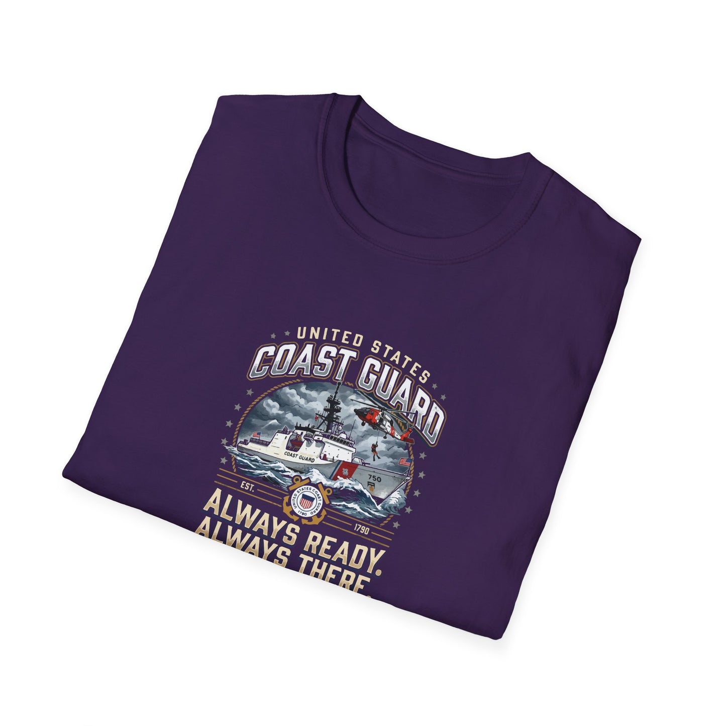 Coast Guard Rescue Always Ready, Always There T-shirt