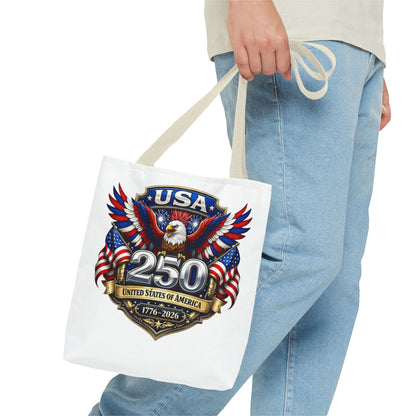 USA 250th Anniversary Eagle Tote Bag — Patriotic 1776–2026 Celebration Tote