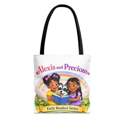 Children's Tote Bag – "Alexis and Precious" Early Readers Book Design