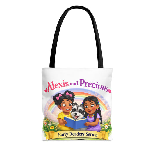 Children's Tote Bag – "Alexis and Precious" Early Readers Book Design