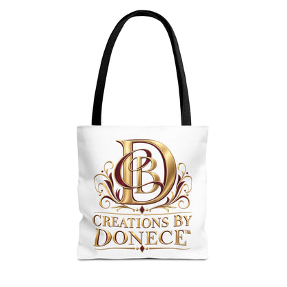 Creations by Donece Gold Logo Tote