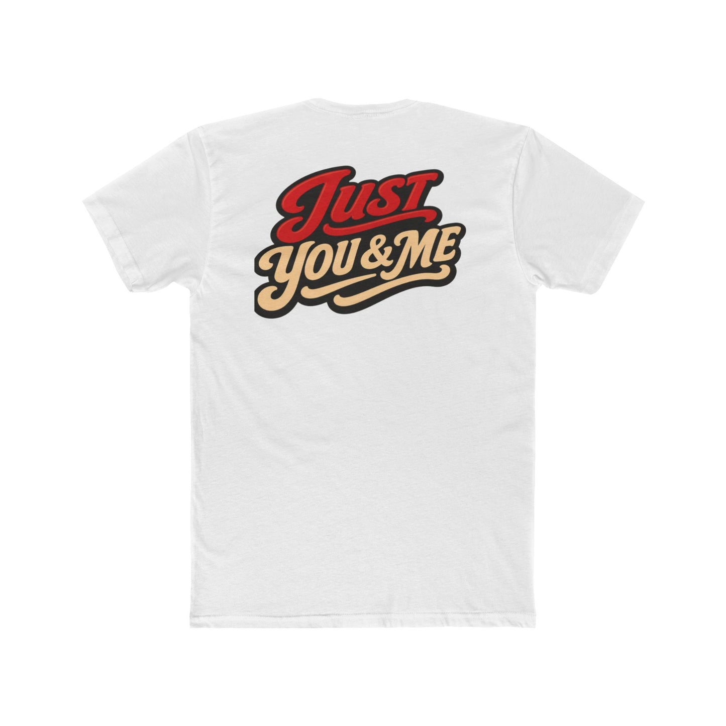 Just You & Me Graphic Tee — Retro Couples Love Shirt