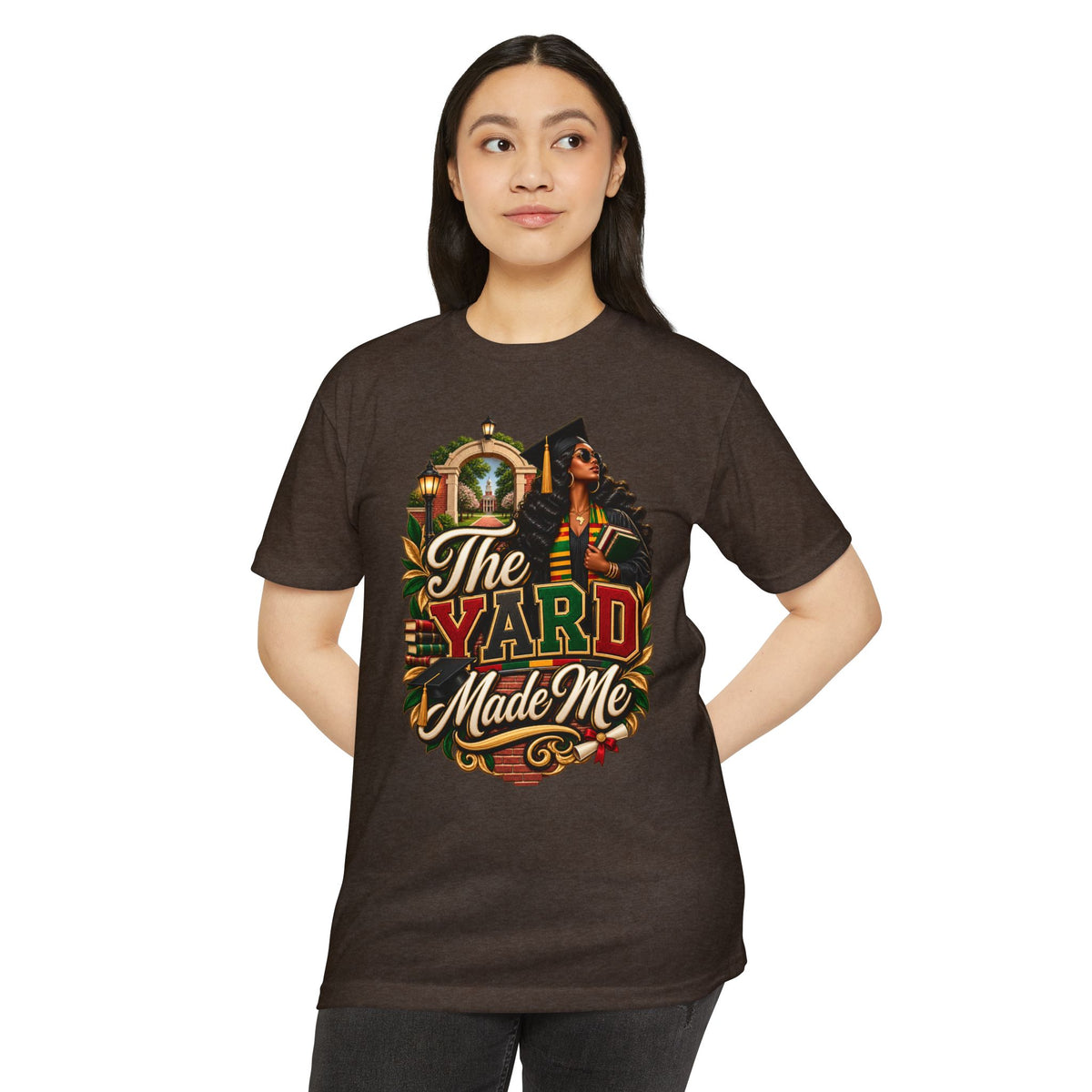 The Yard Made Me T-Shirt — Reggae Jamaican Pride Graphic Tee
