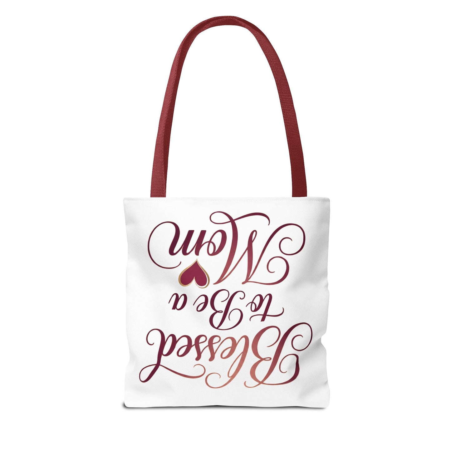 Blessed to Be a Mom Tote Bag – Mother's Day Floral Script Gift