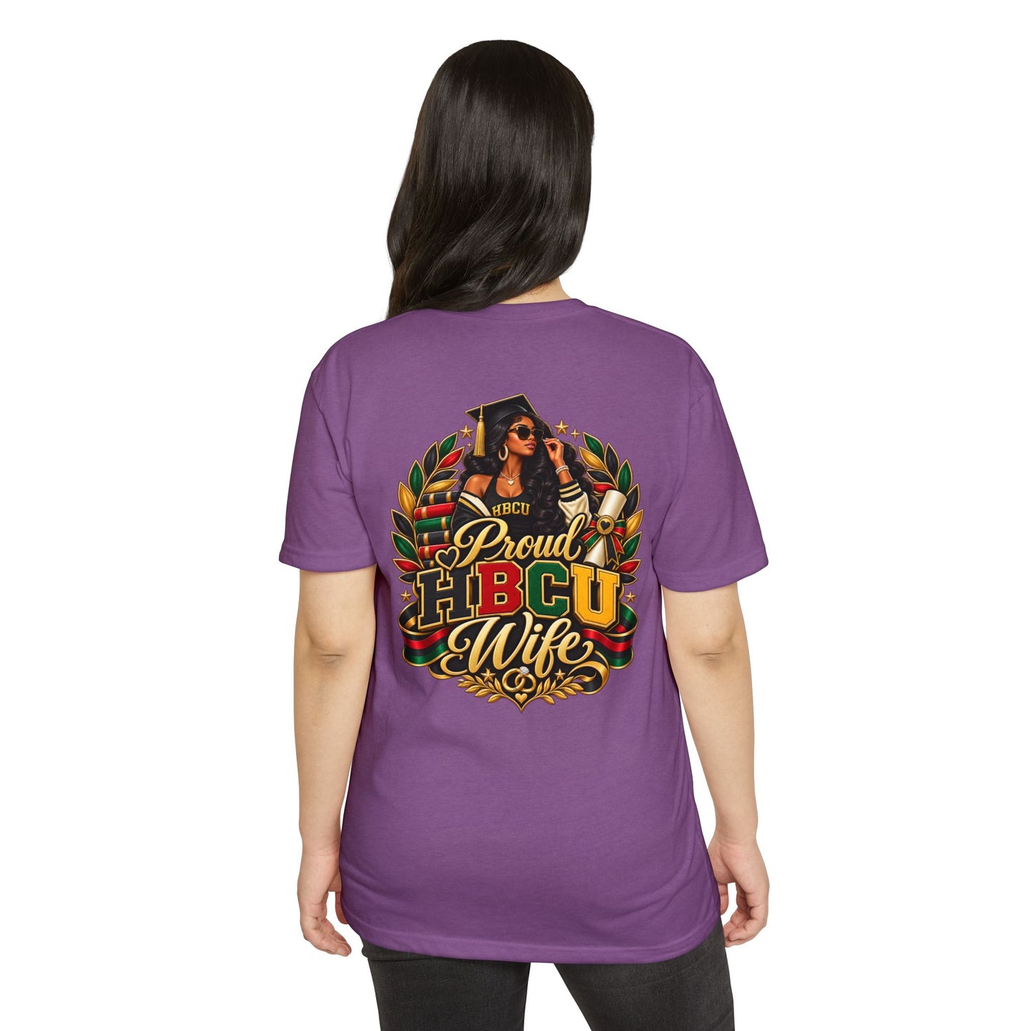 Proud HBCU Wife T-Shirt — Graduation Tribute Tee for HBCU Spouses