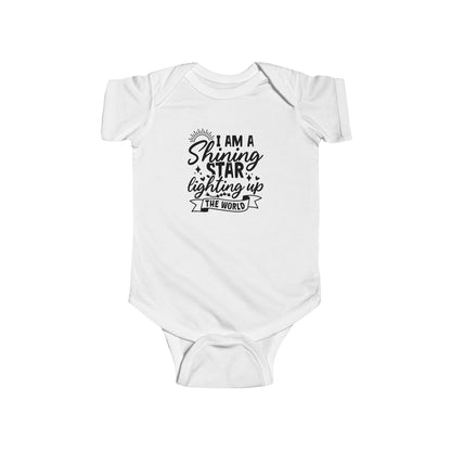 Baby Bodysuit — "I Am a Shining Star Lighting Up the World" Infant Onesie