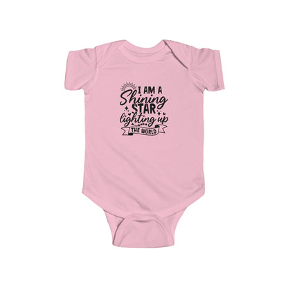 Baby Bodysuit — "I Am a Shining Star Lighting Up the World" Infant Onesie