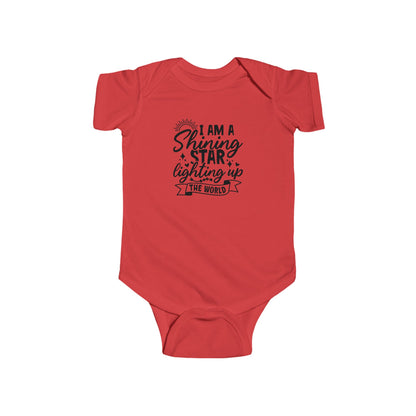 Baby Bodysuit — "I Am a Shining Star Lighting Up the World" Infant Onesie