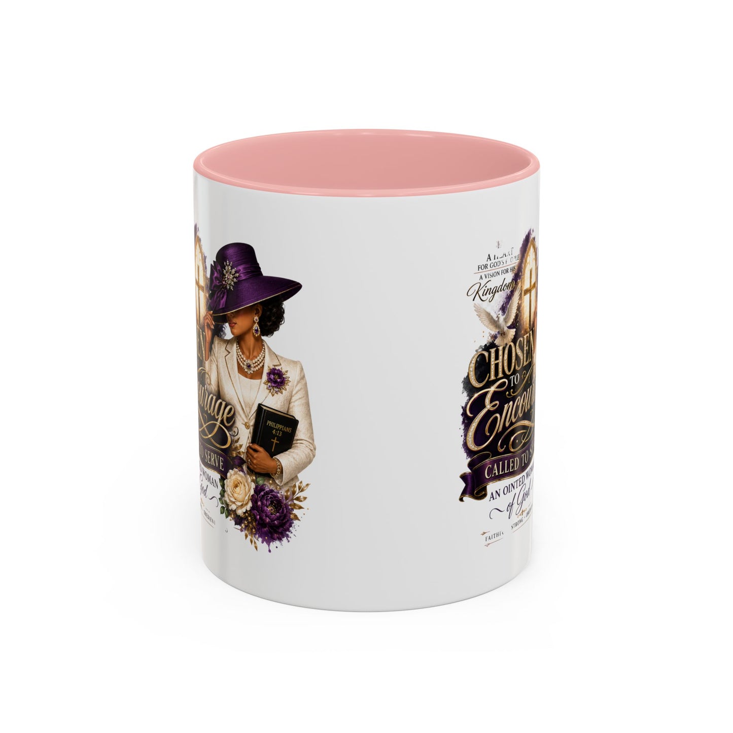 Chosen to Encourage Coffee Mug — Christian Woman Faith Gift (11/15oz)