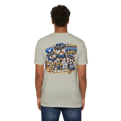 Father's Day Dog Dad T-Shirt – "Best Dog Dad Ever" Paw Print Tee
