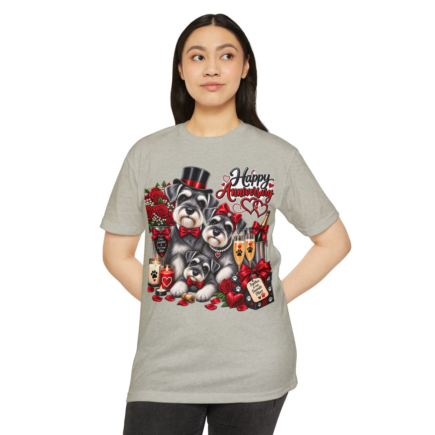 Happy Anniversary Schnauzer T-Shirt