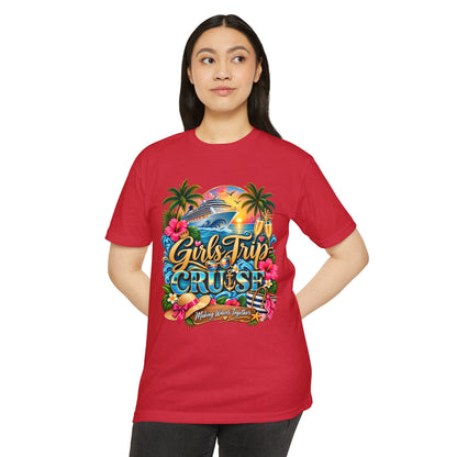 Girls Trip Cruise T-Shirt — Tropical Vacation Graphic Tee