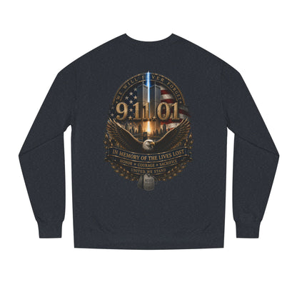 9/11 Memorial Sweatshirt – In Memory of the Lives Lost Tribute Crewneck