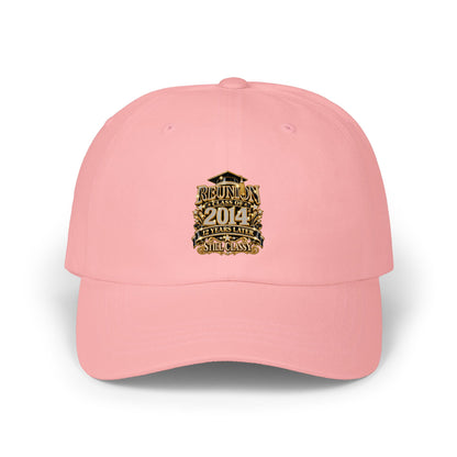 Embroidered 2014 Reunion Dad Cap — Vintage Class Badge Baseball Hat