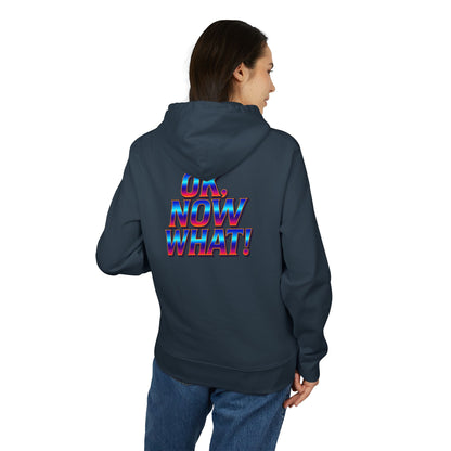 OK. Now What! Hoodie — Retro 3D Text Graphic Pullover