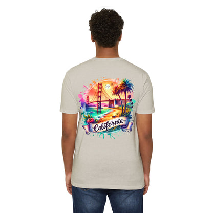 California Sunset T-Shirt — Golden Gate Palm Beach Graphic Tee