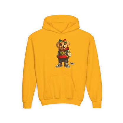 Youth Hoodie — 'Proud Heritage' Teddy Bear Streetwear Kids Pullover