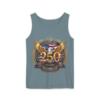 250 Years Anniversary Eagle Tank Top — United States Bicentennial Celebration Tee