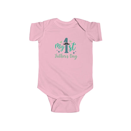 Baby Bodysuit — "My 1st Father's Day" Newborn Onesie, First Father's Day Gift