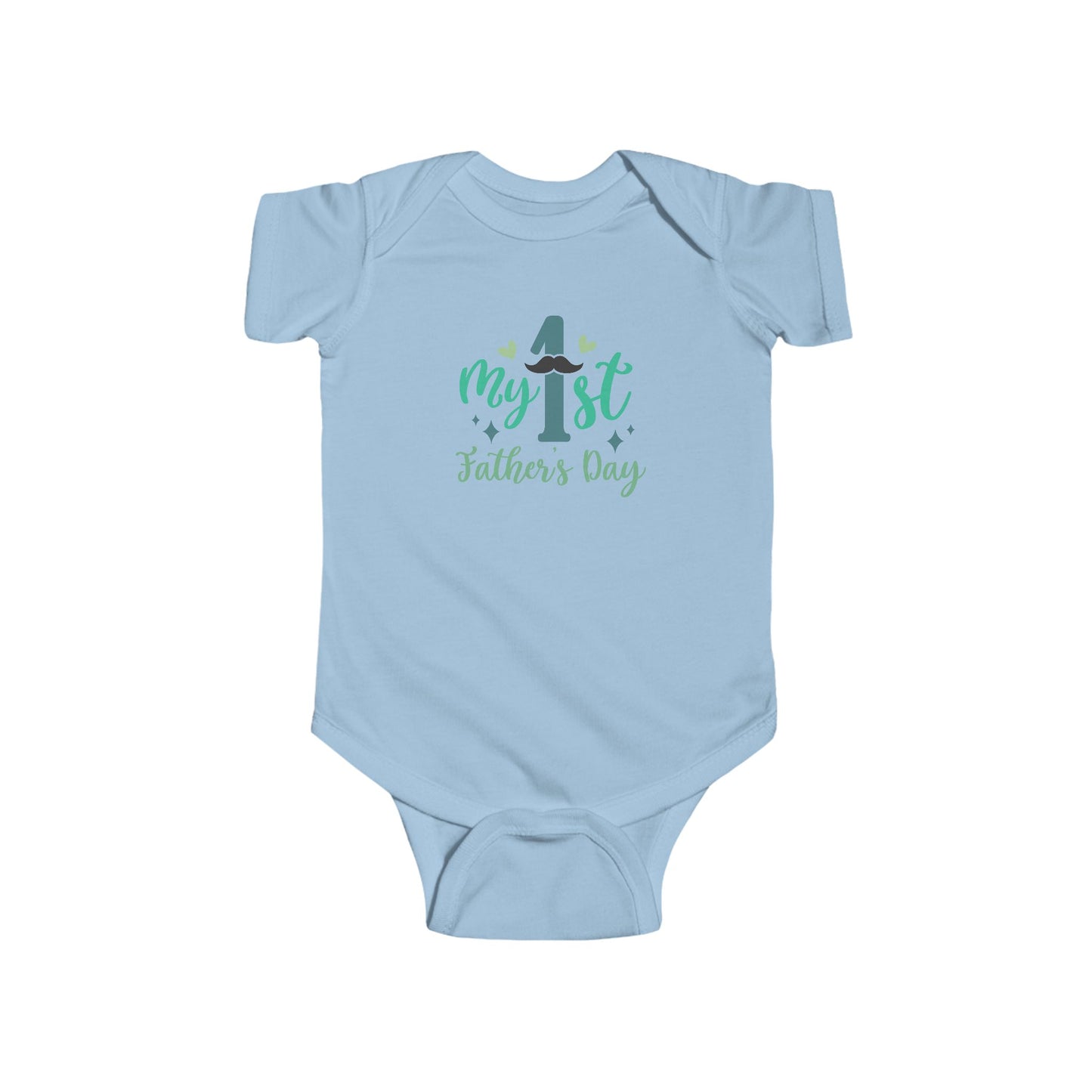 Baby Bodysuit — "My 1st Father's Day" Newborn Onesie, First Father's Day Gift
