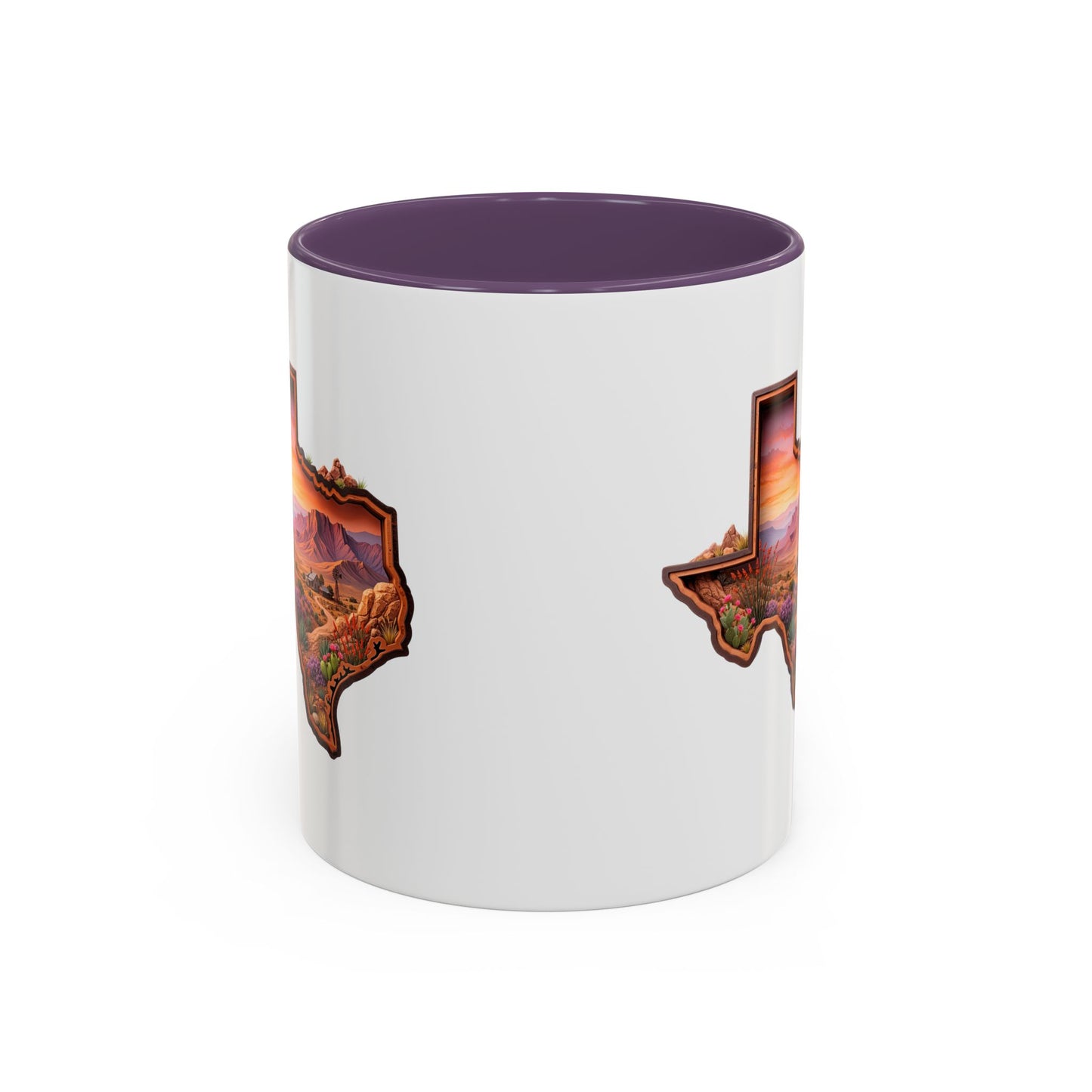 Texas Sunset Accent Coffee Mug – Scenic Lone Star State Landscape (11/15oz)