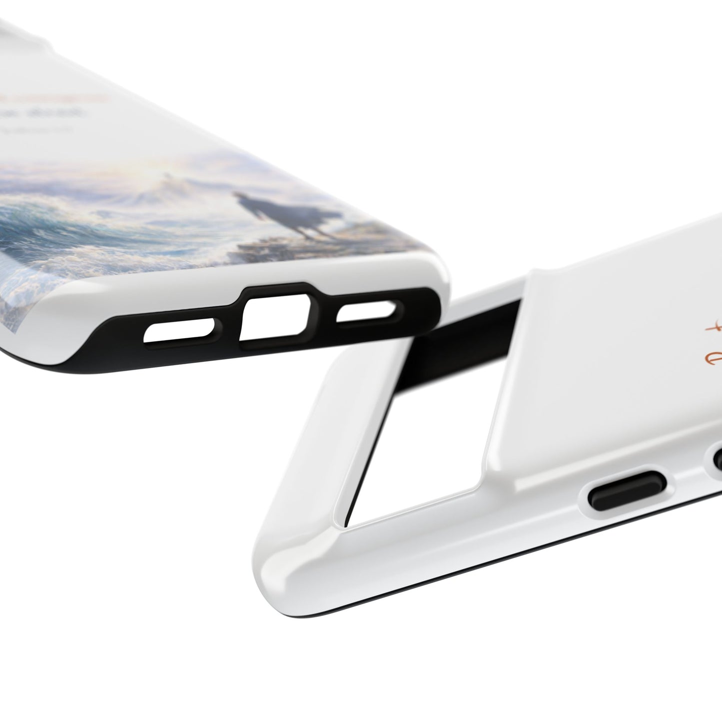 Inspirational 'Be Strong and Courageous' Phone Case — Joshua 1:9 Christian Protective Tough Case