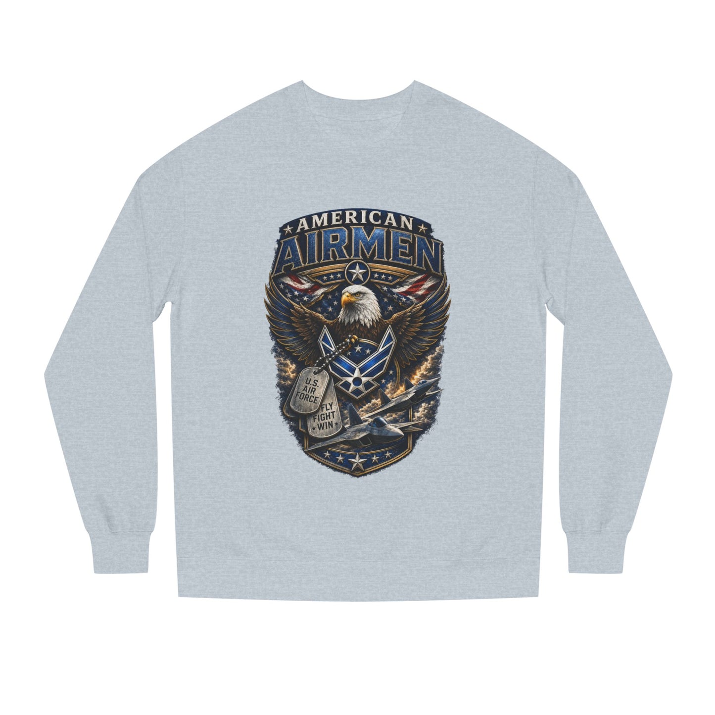 American Airmen Eagle Sweatshirt — Patriotic Air Force Crewneck