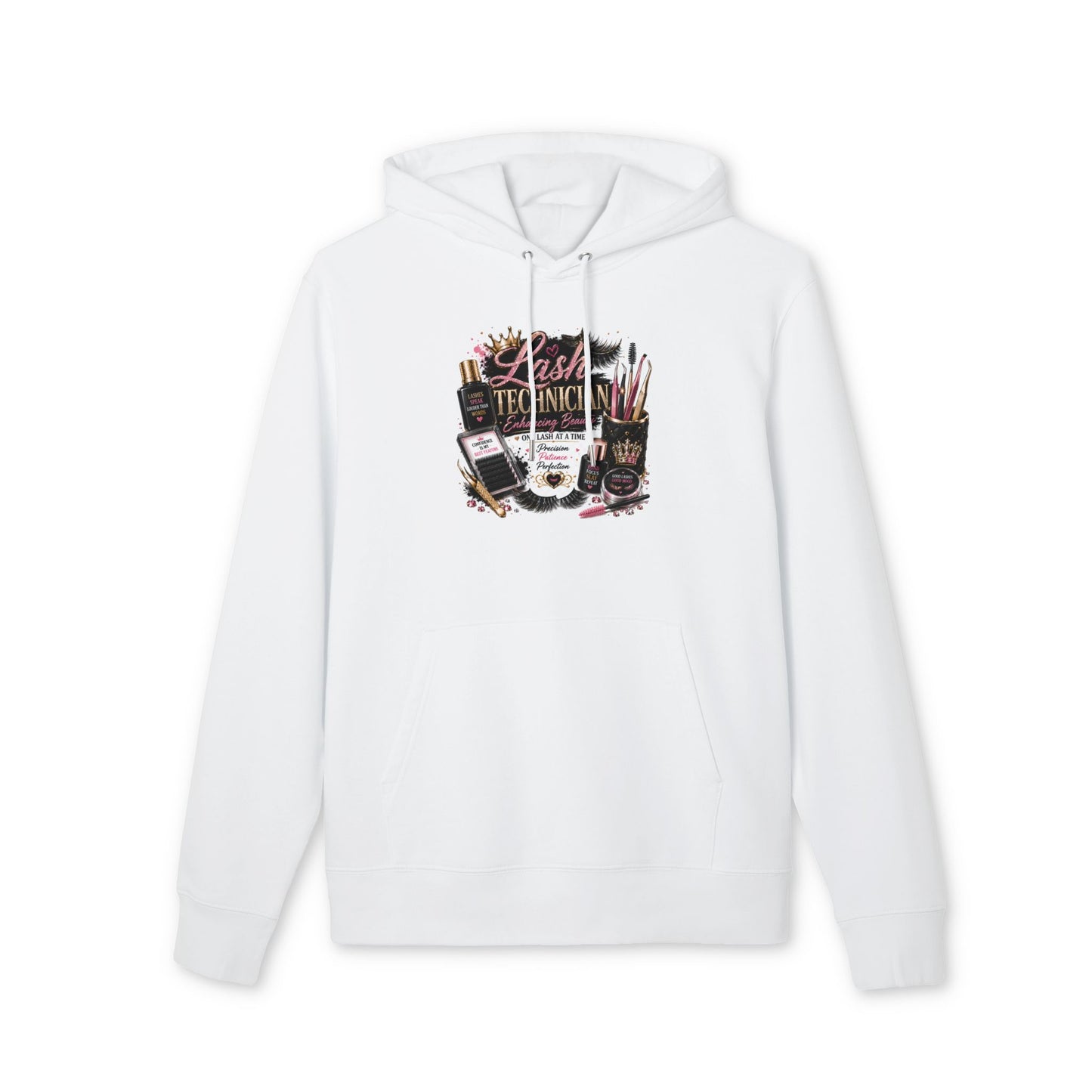 Lash Technician Hoodie — Eyelash Artist Tools Graphic Pullover