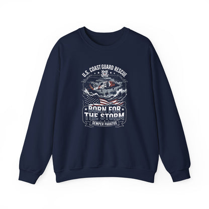 U.S Coast Guard Rescue Born for the Storm Sweatshirt