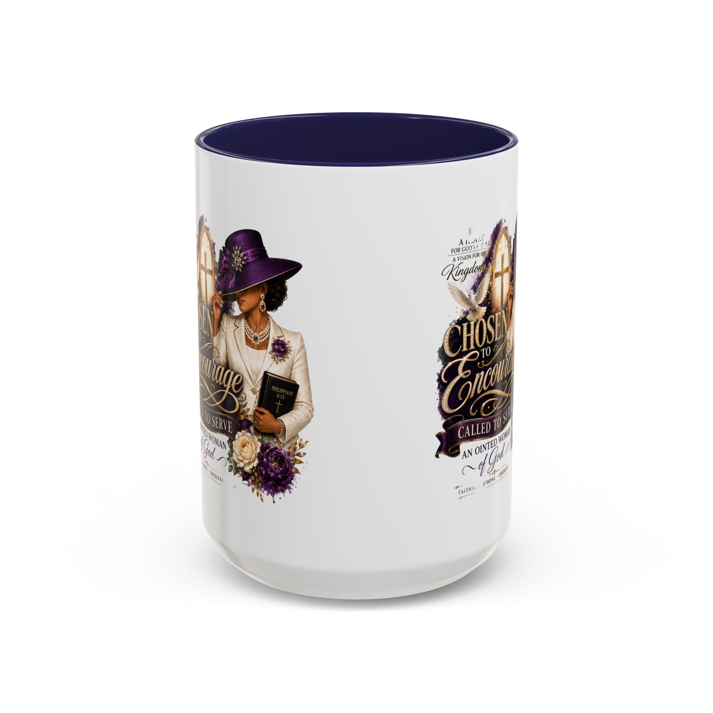 Chosen to Encourage Coffee Mug — Christian Woman Faith Gift (11/15oz)