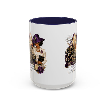 Chosen to Encourage Coffee Mug — Christian Woman Faith Gift (11/15oz)