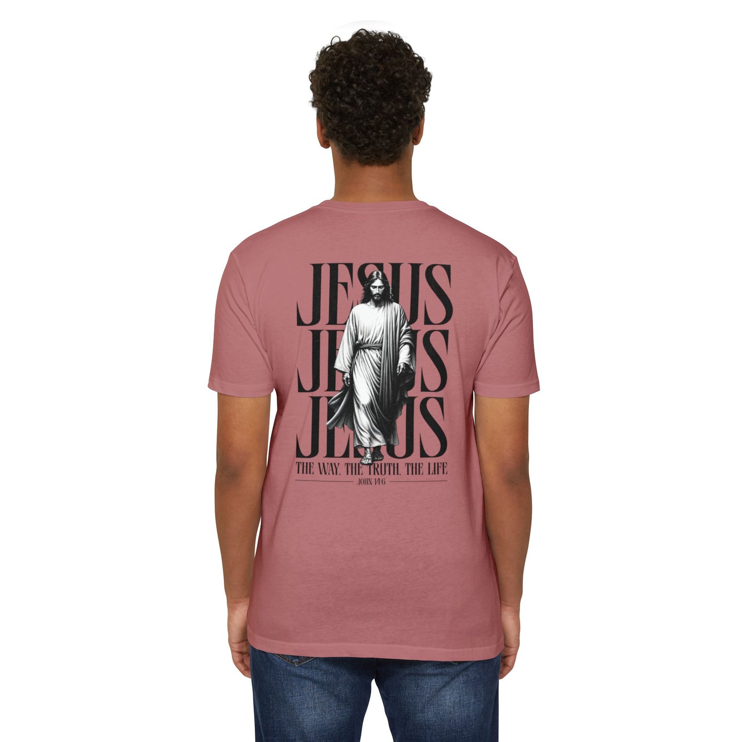 Jesus Graphic T‑Shirt — The Way The Truth The Life Faith Tee