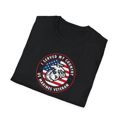 I Served My Country US Marines Veteran T-Shirt