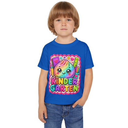 Kindergarten Cute Rainbow Emoji Toddler T-Shirt
