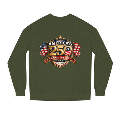America's 25th Anniversary Sweatshirt — Patriotic USA Flag Crewneck (1776–2026)