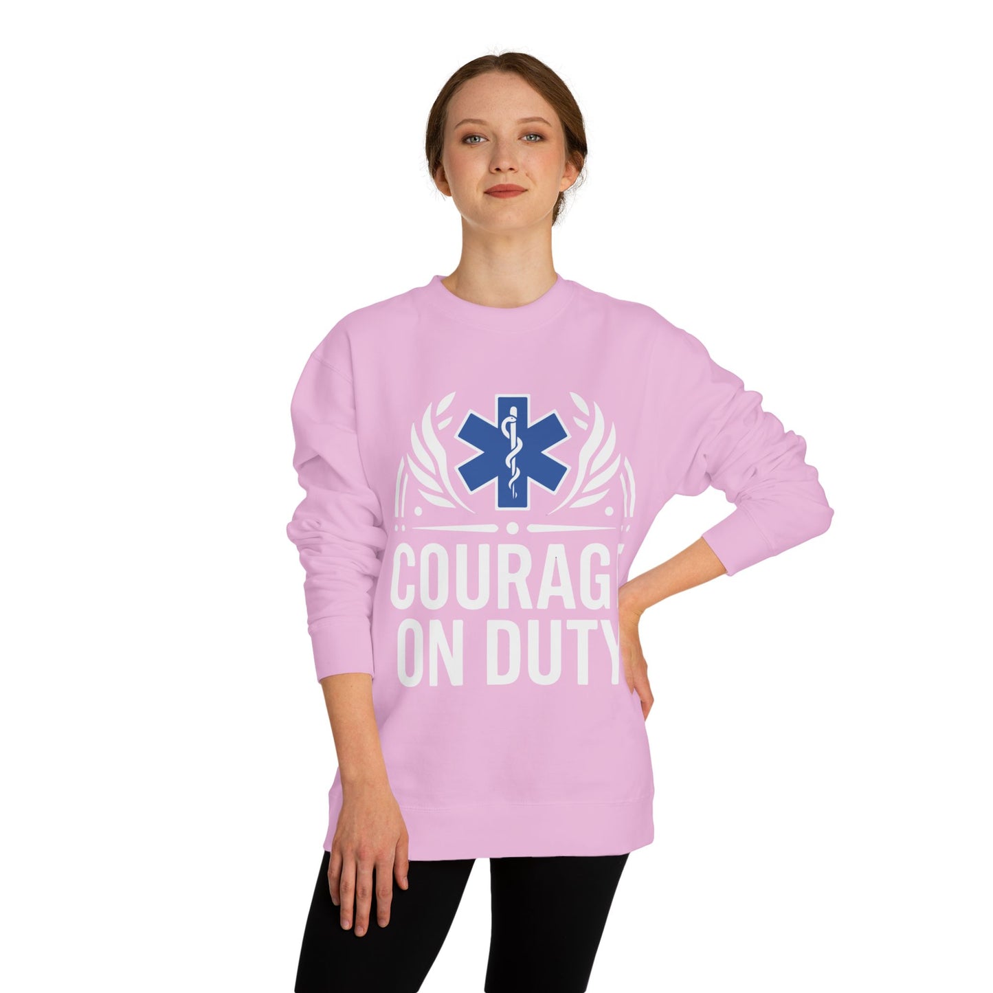 Courage On Duty EMS Sweatshirt – Paramedic & EMT Tribute Crewneck
