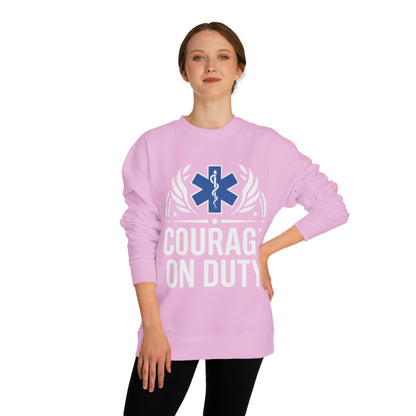 Courage On Duty EMS Sweatshirt – Paramedic & EMT Tribute Crewneck