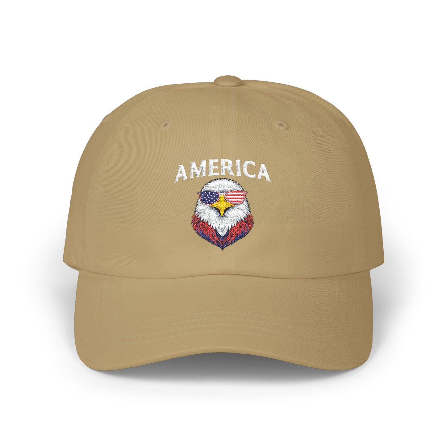 Dad Cap — Patriotic Eagle Embroidered Baseball Hat