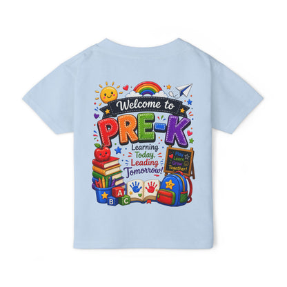 Welcome to Pre-K Toddler T-Shirt — Colorful Back-to-School Preschool Shirt