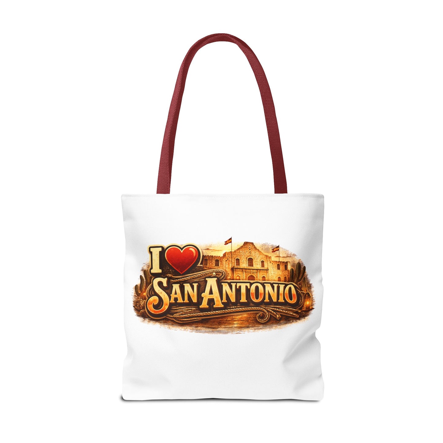 I  San Antonio Tote Bag — Alamo Vintage Souvenir Tote