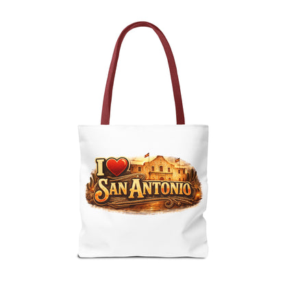 I  San Antonio Tote Bag — Alamo Vintage Souvenir Tote