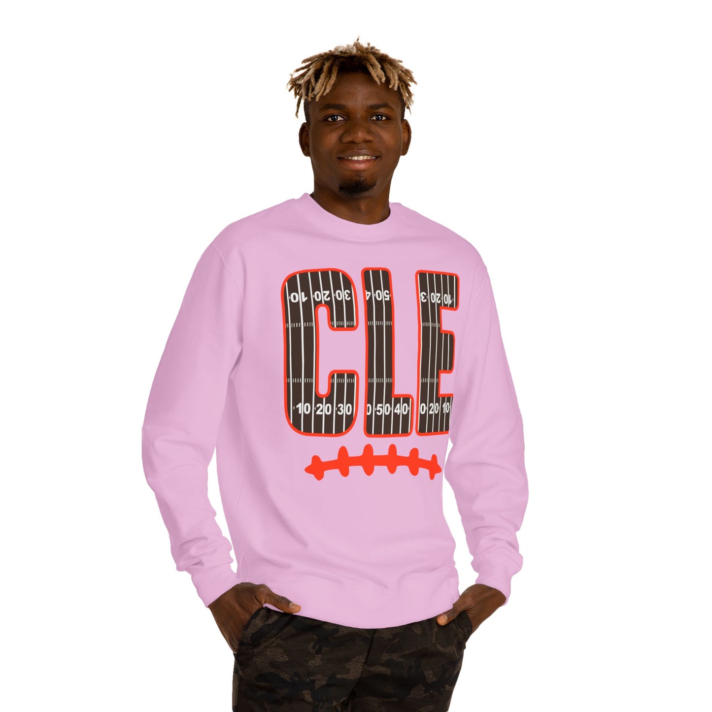 CLE Football Field Crewneck Sweatshirt