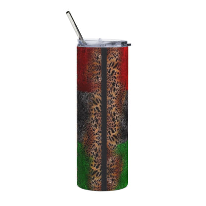 Juneteenth Fist Stainless Steel Tumbler — 20oz Pride Travel Cup