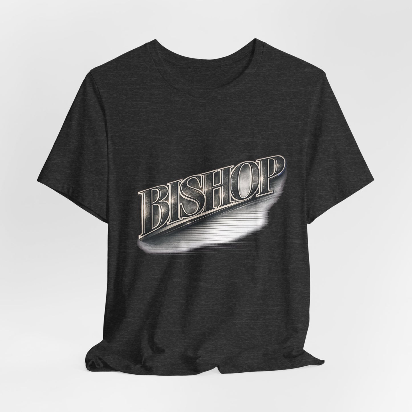 Bishop Retro Chrome Logo T‑Shirt