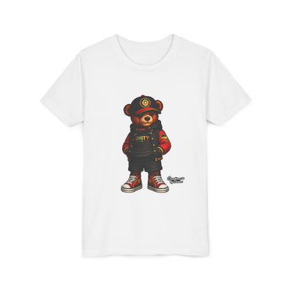 Youth Tee — 'Unity' Streetwear Teddy Bear Graphic Shirt