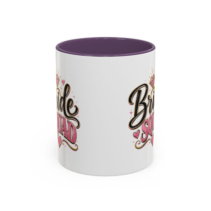 Bride Squad Coffee Mug — Bachelorette Party Gift, Bridal Shower Accent Mug