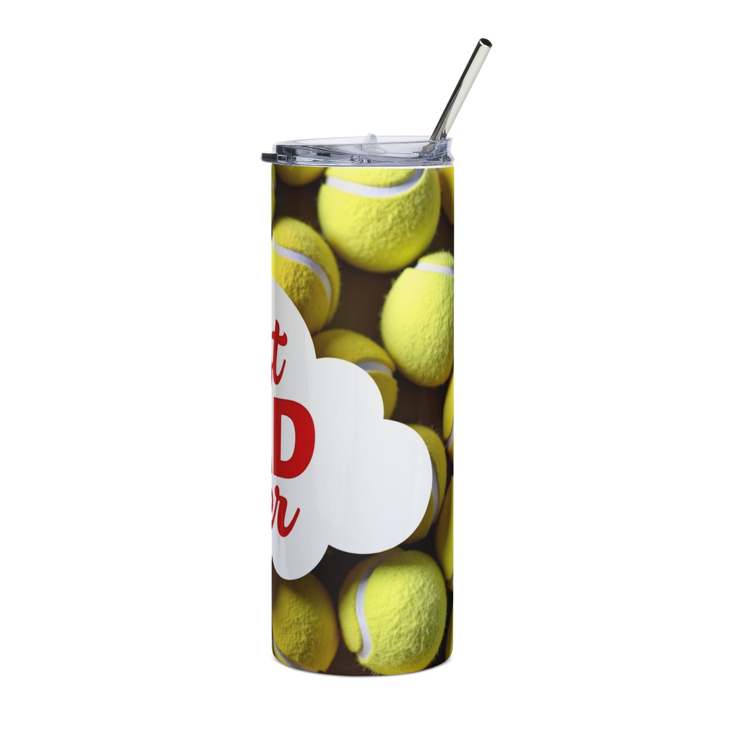 Tumbler - "Best Dad Ever" Tennis Ball Stainless Steel 20oz